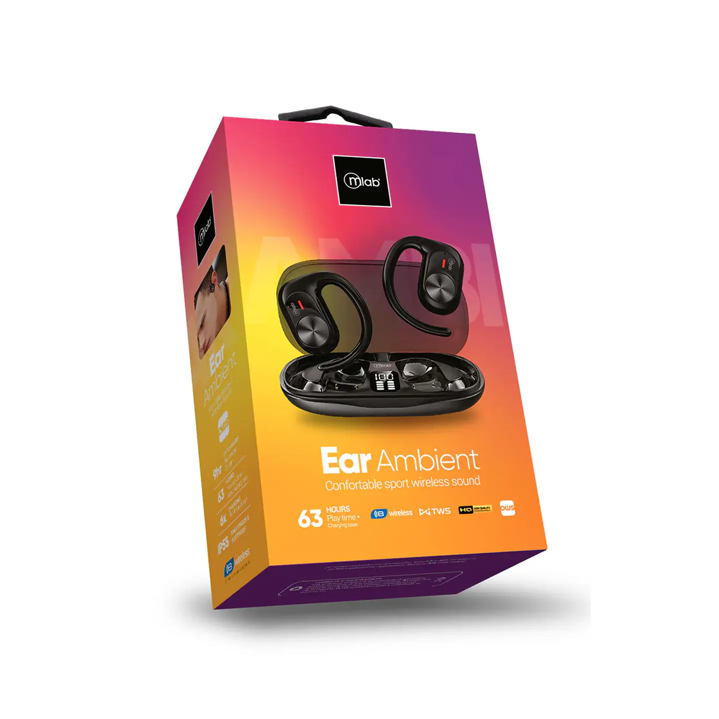 Audífonos inalámbricos TWS Ear Ambient Mlab 09361 3