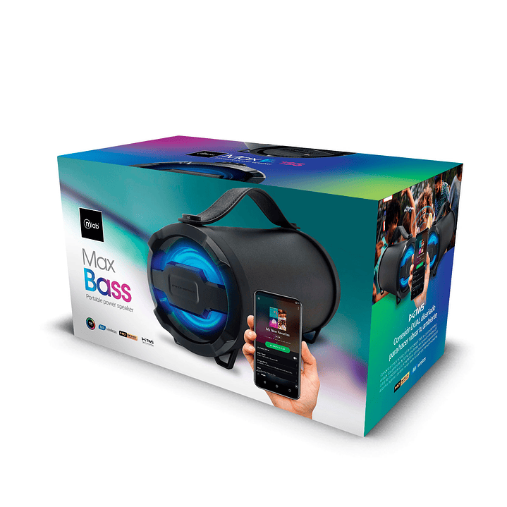 Parlante Portátil Bluetooth TWS Max Bass Mlab 3