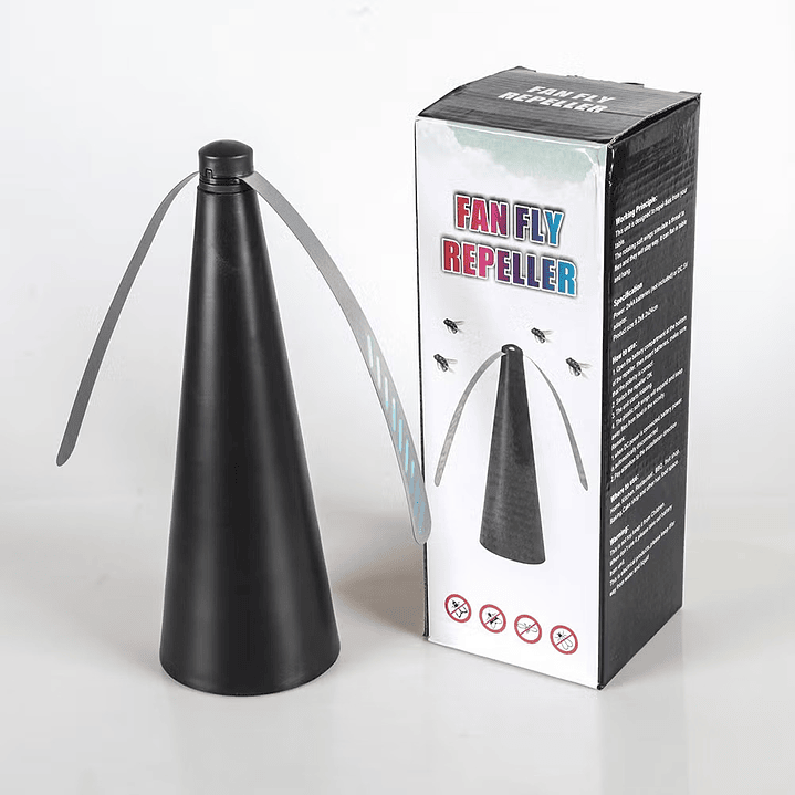 Espanta Moscas de Sobre Mesa con Hélice a Pilas Fly Scare 3