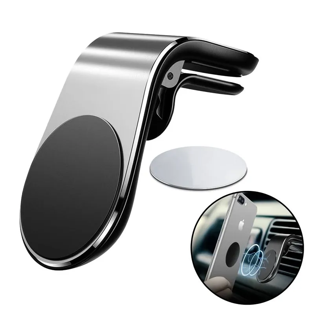 Soporte de Celular Magnético para Rejilla de Ventilación L103 1