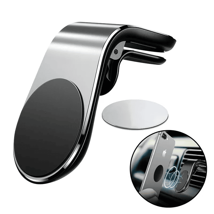 Soporte de Celular Magnético para Rejilla de Ventilación L103 1