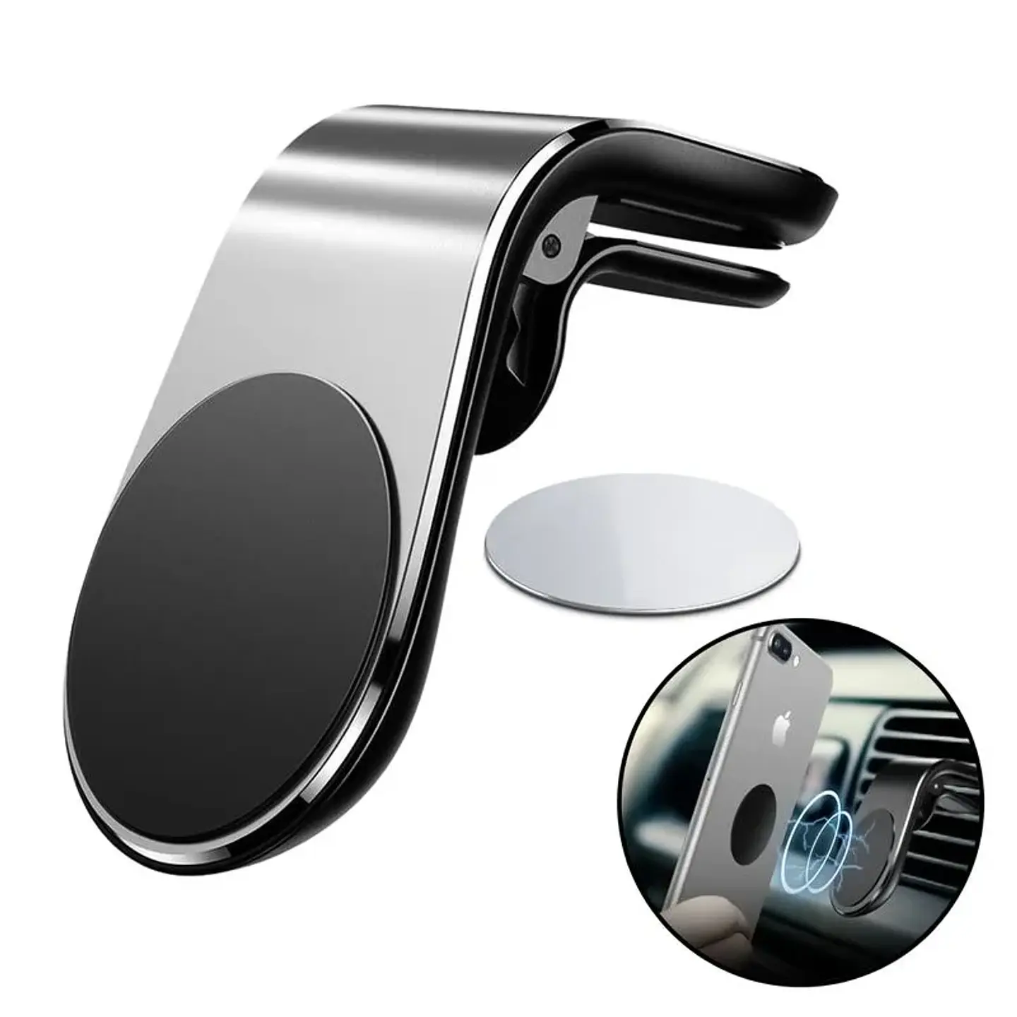 Soporte de Celular Magnético para Rejilla de Ventilación L103 1