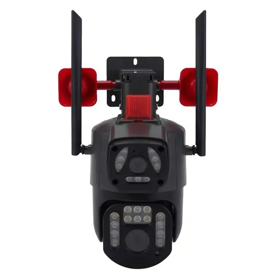 Cámara Doble de Seguridad IP WIFI Sirena Baliza Full HD 2
