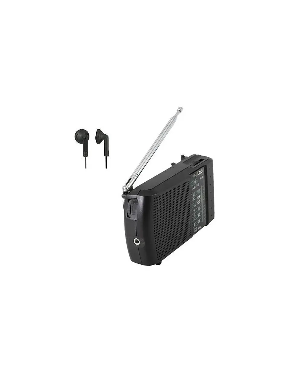 Radio Am/FM Portátil a Pilas con Audífonos Philco ICX40 3