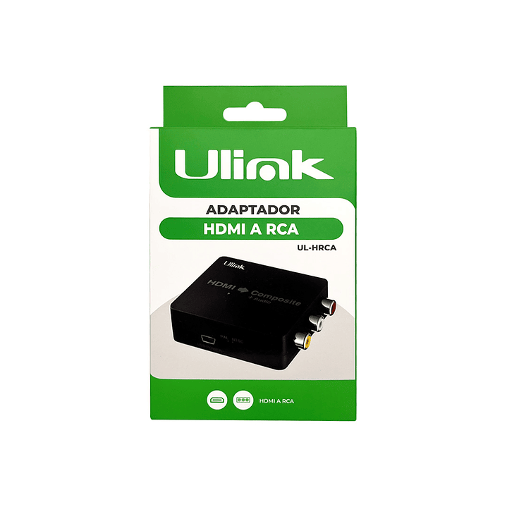 Conversor de Imagen de HDMI a RCA Full HD Ulink 2