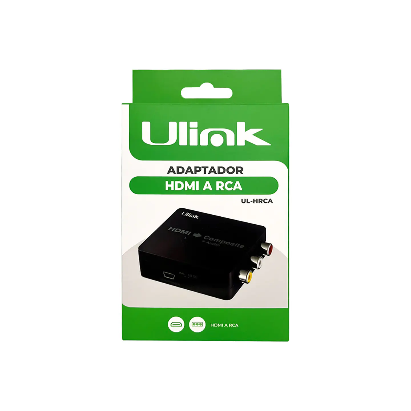 Conversor de Imagen de HDMI a RCA Full HD Ulink 2