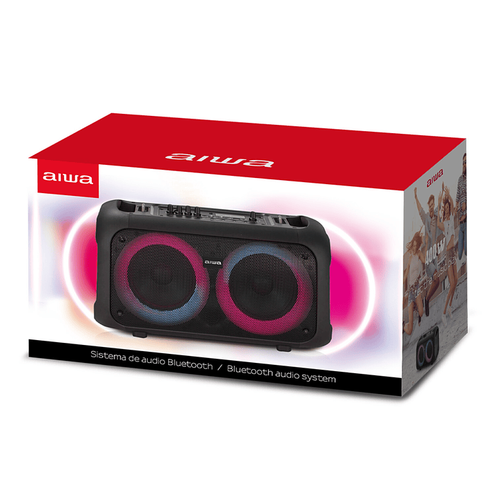 Parlante BT Portátil Karaoke Aiwa AWPOH35 5