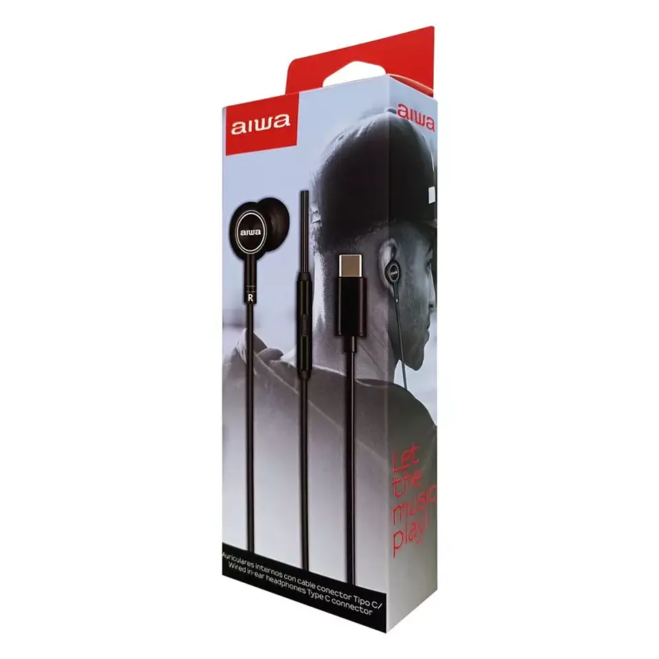 Audífonos In-Ear con Cable Tipo C Aiwa AWI30TC 4
