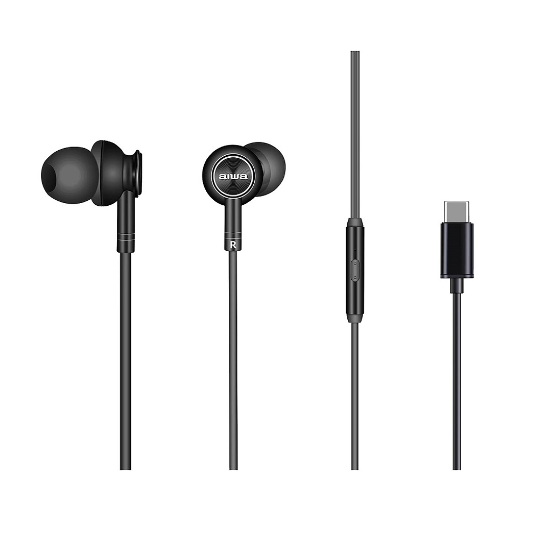 Audífonos In-Ear con Cable Tipo C Aiwa AWI30TC 1