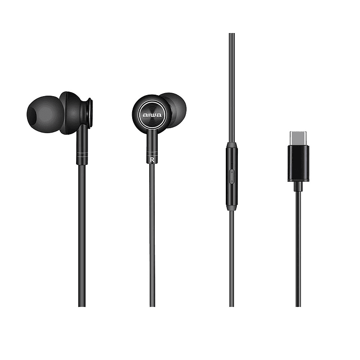Audífonos In-Ear con Cable Tipo C Aiwa AWI30TC 1