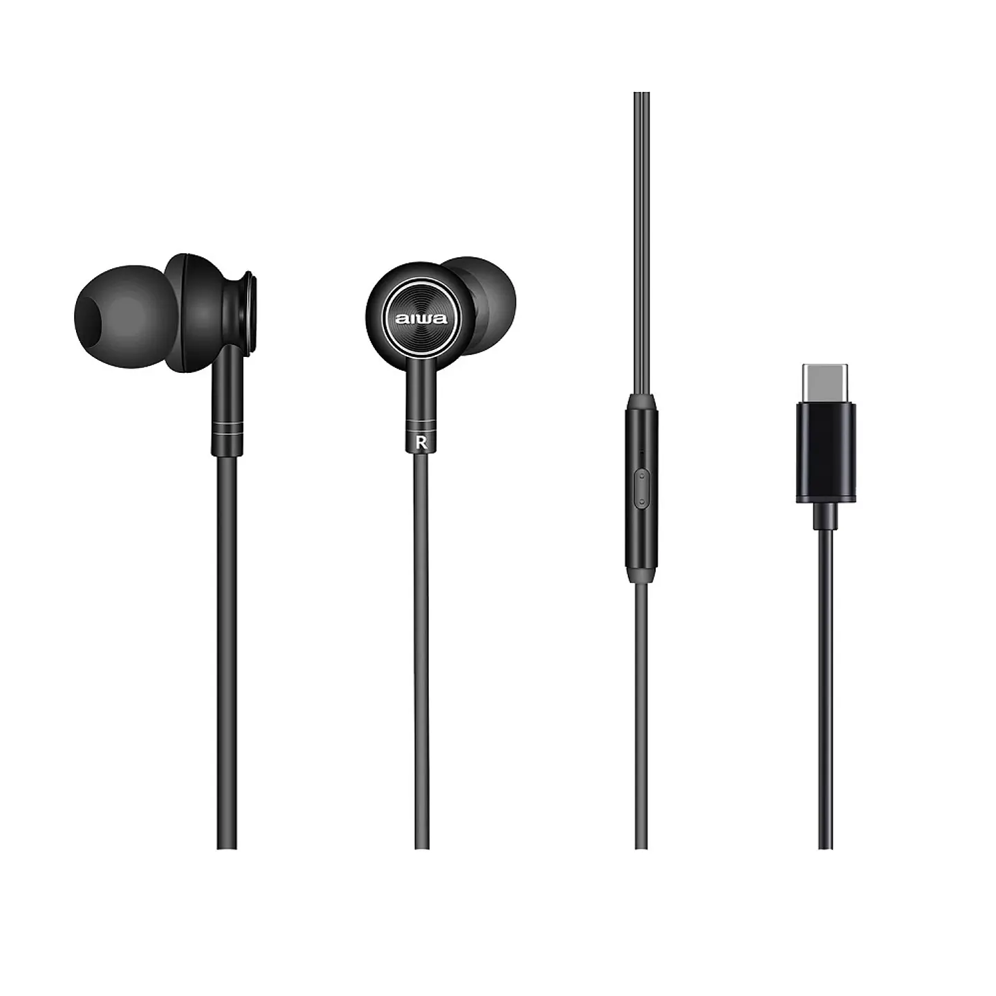 Audífonos In-Ear con Cable Tipo C Aiwa AWI30TC 1