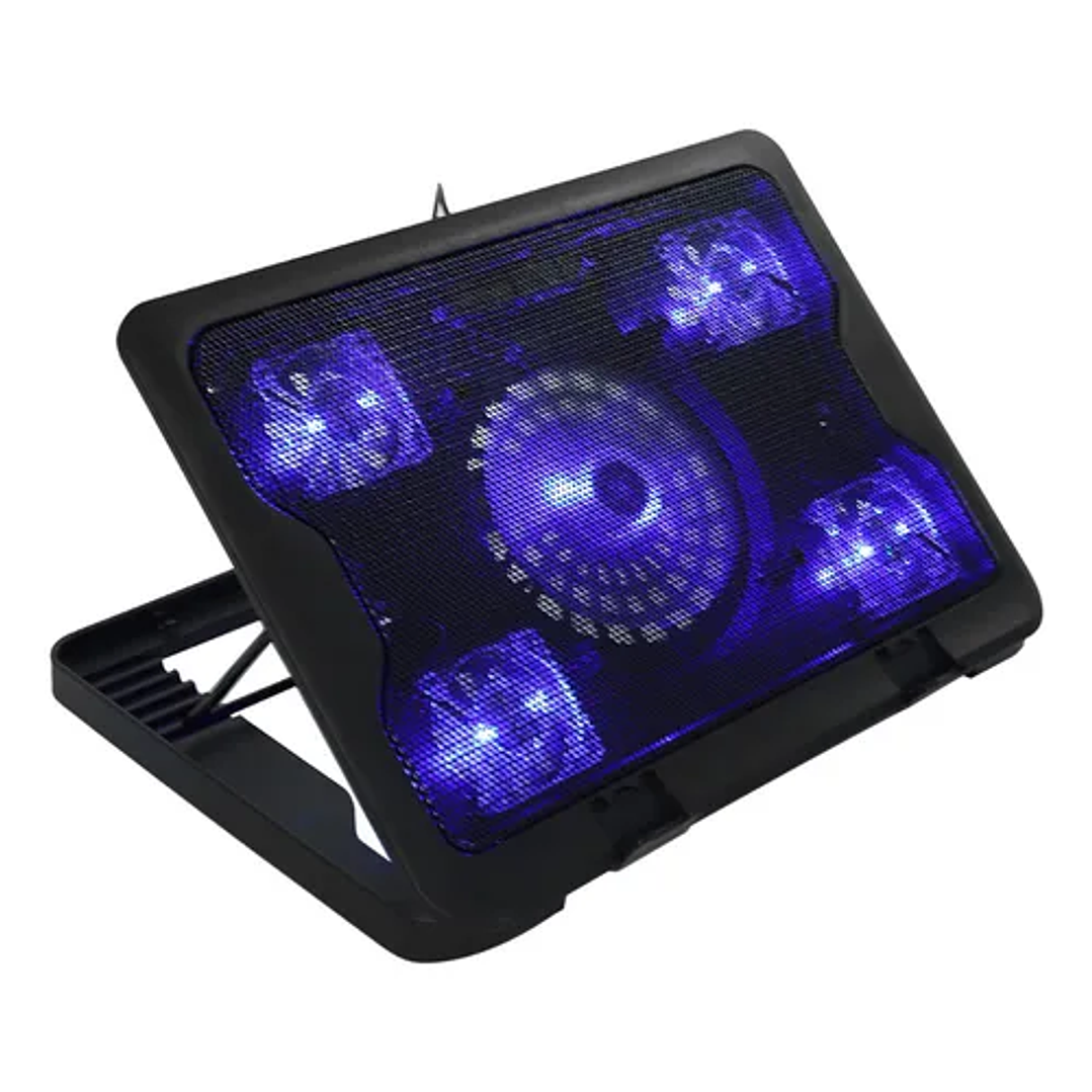 Base de Refrigeración para Notebooks 5 Ventiladores Reptilex 3