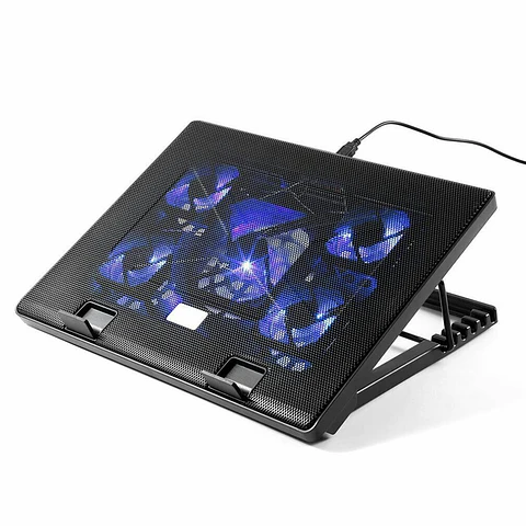 Base de Refrigeración para Notebooks 5 Ventiladores Reptilex