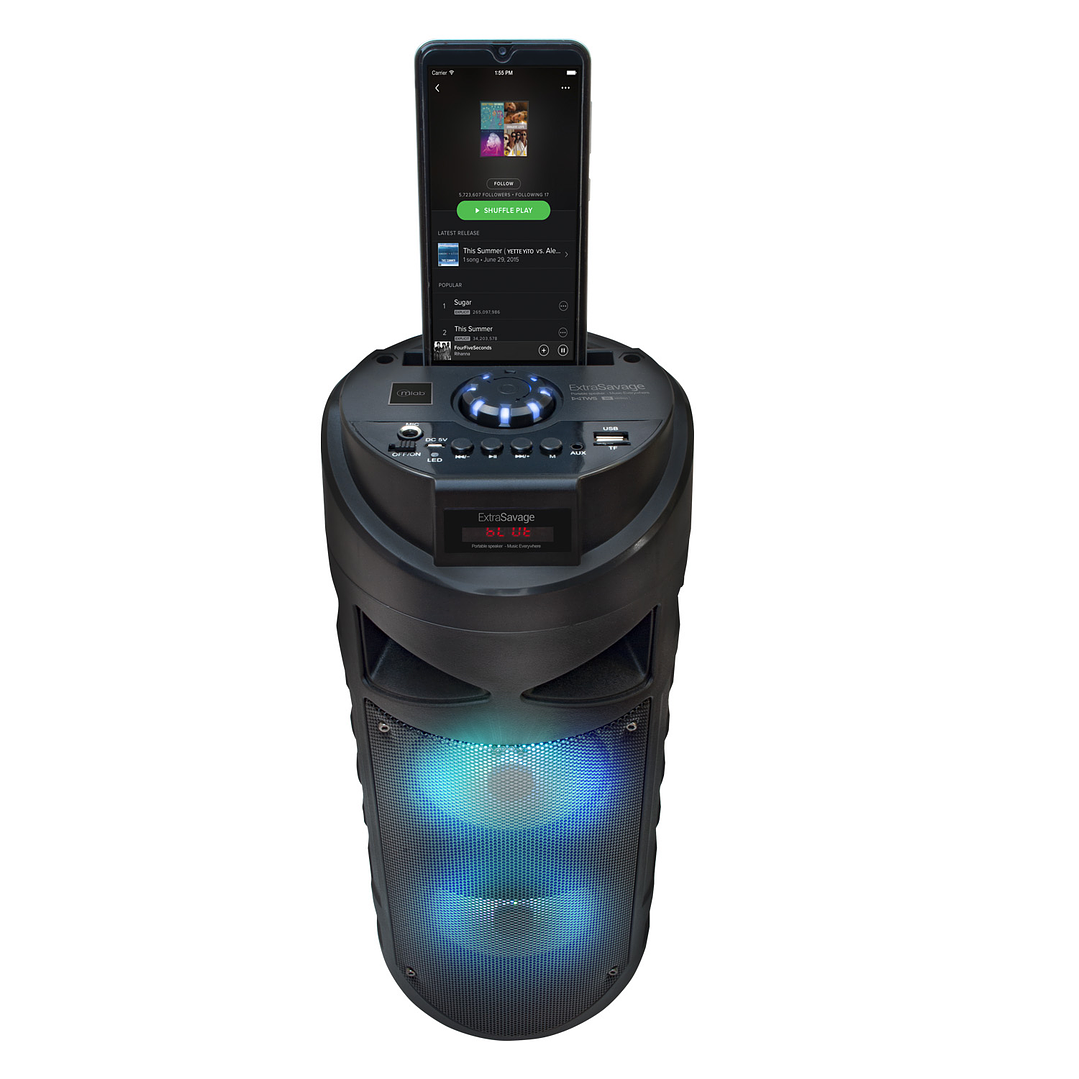 Parlante BT Portátil con Micrófono Extra Savage Mlab 2