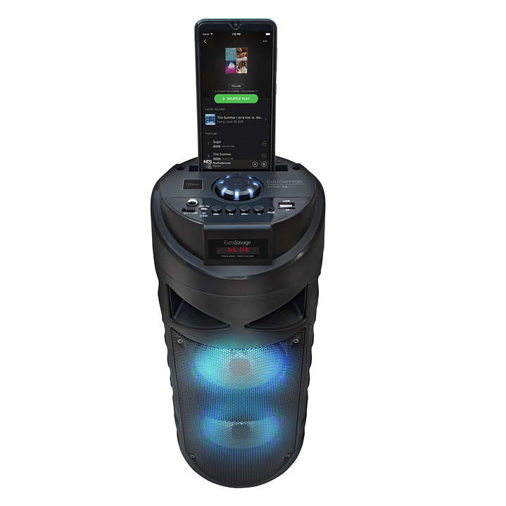 Parlante BT Portátil con Micrófono Extra Savage Mlab 2