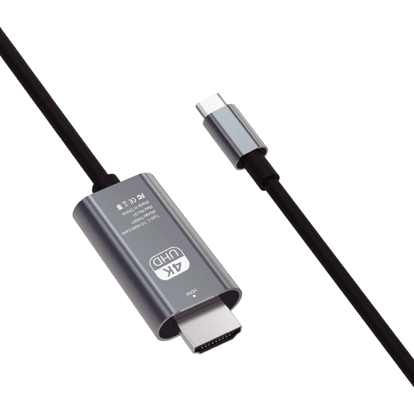 Cable Adaptador Tipo C a HDMI 2 Mtrs 4K 60Hz 2
