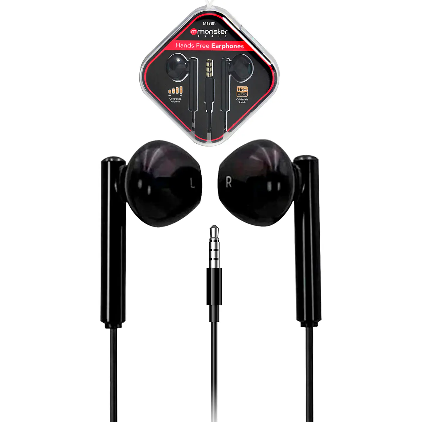 Audífonos In-Ear con cable Monster M19BK 3