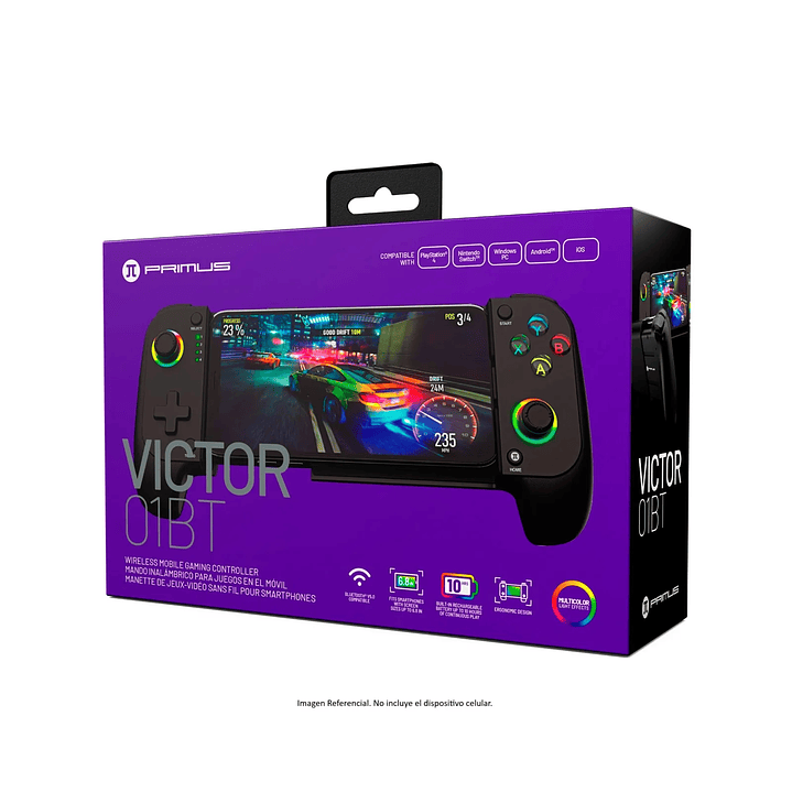 Joystick Inalámbrico BT Multiplataforma Victor01BT Primus 6