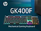 Teclado Gamer USB Mecánico Retroiluminado HP GK400F - Miniatura 3