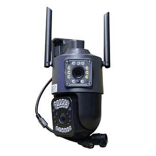Cámara IP Wifi Doble Lente de Exterior Full HD App V380