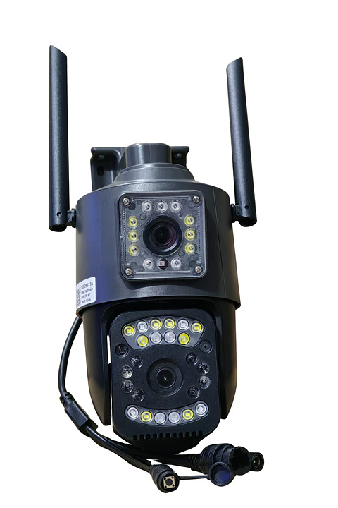 Cámara IP Wifi Doble Lente de Exterior Full HD App V380