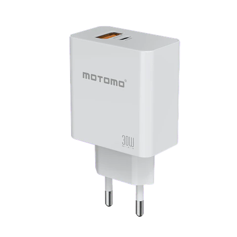 Cargador Tipo C Carga Rápida PD 30W Certificado Motomo