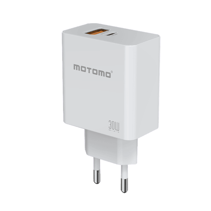 Cargador Tipo C Carga Rápida PD 30W Certificado Motomo 2