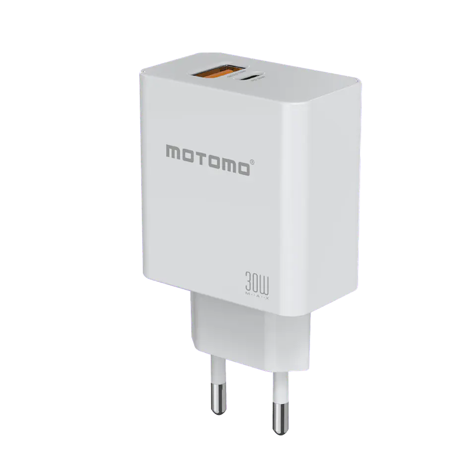 Cargador Tipo C Carga Rápida PD 30W Certificado Motomo 2