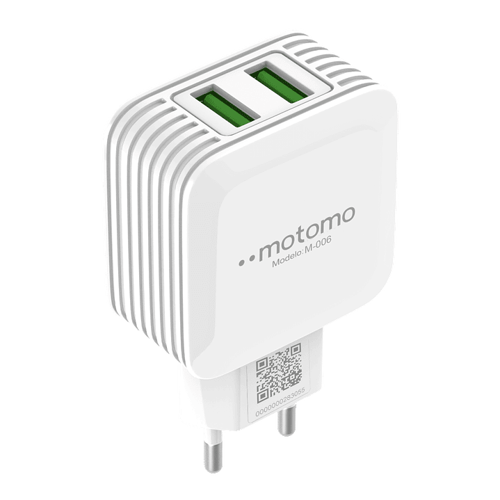 Cargador Tipo C Básico 12W Doble Puerto USB Certificado MO-006 2