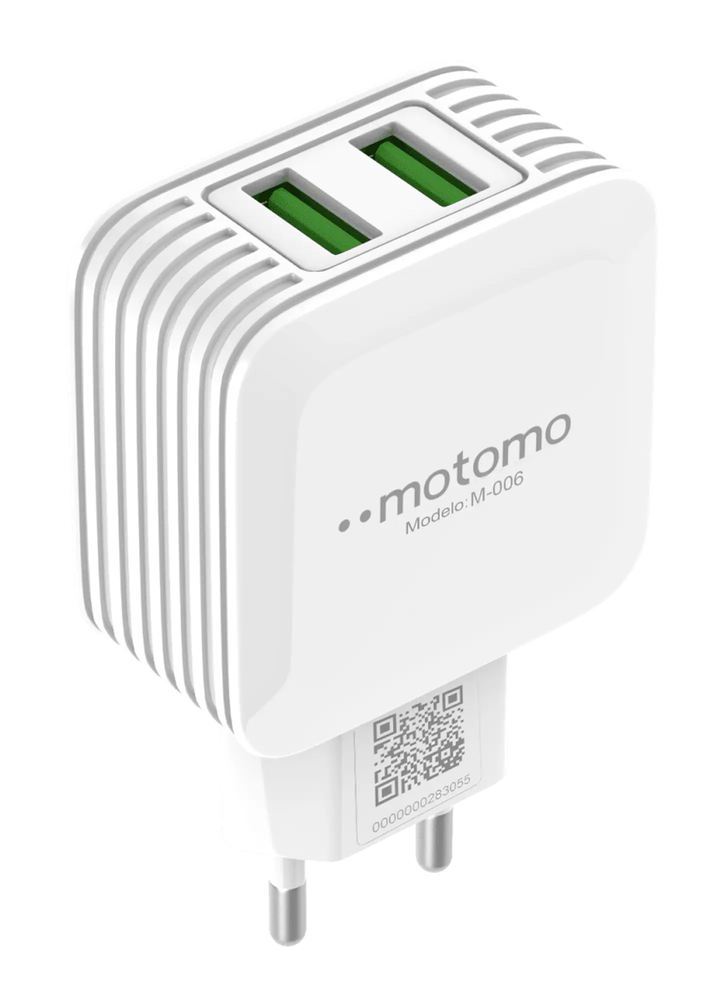 Cargador Tipo C Básico 12W Doble Puerto USB Certificado MO-006 2