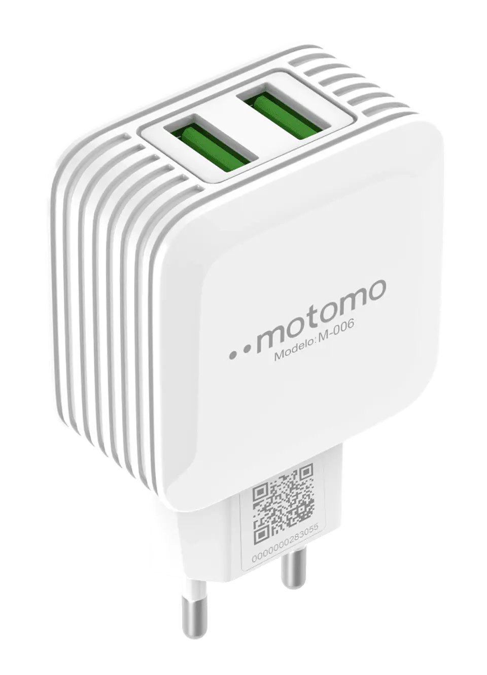 Cargador Tipo C Básico 12W Doble Puerto USB Certificado MO-006 2