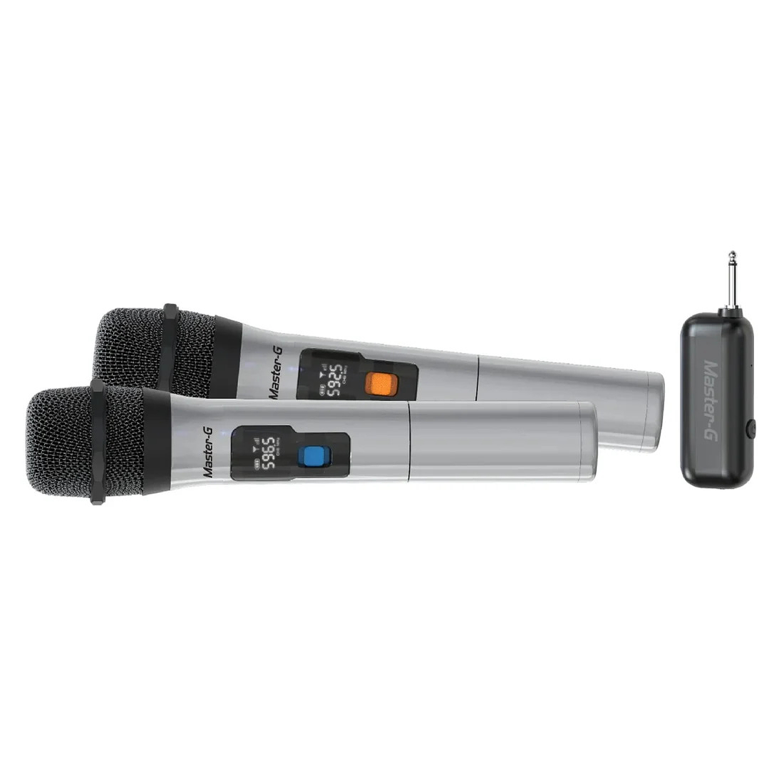 Micrófonos Inalámbricos Profesional UHF Master G X2 unidades 3