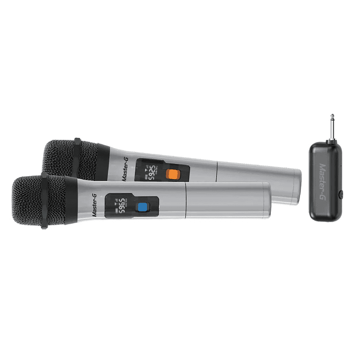 Micrófonos Inalámbricos Profesional UHF Master G X2 unidades 3