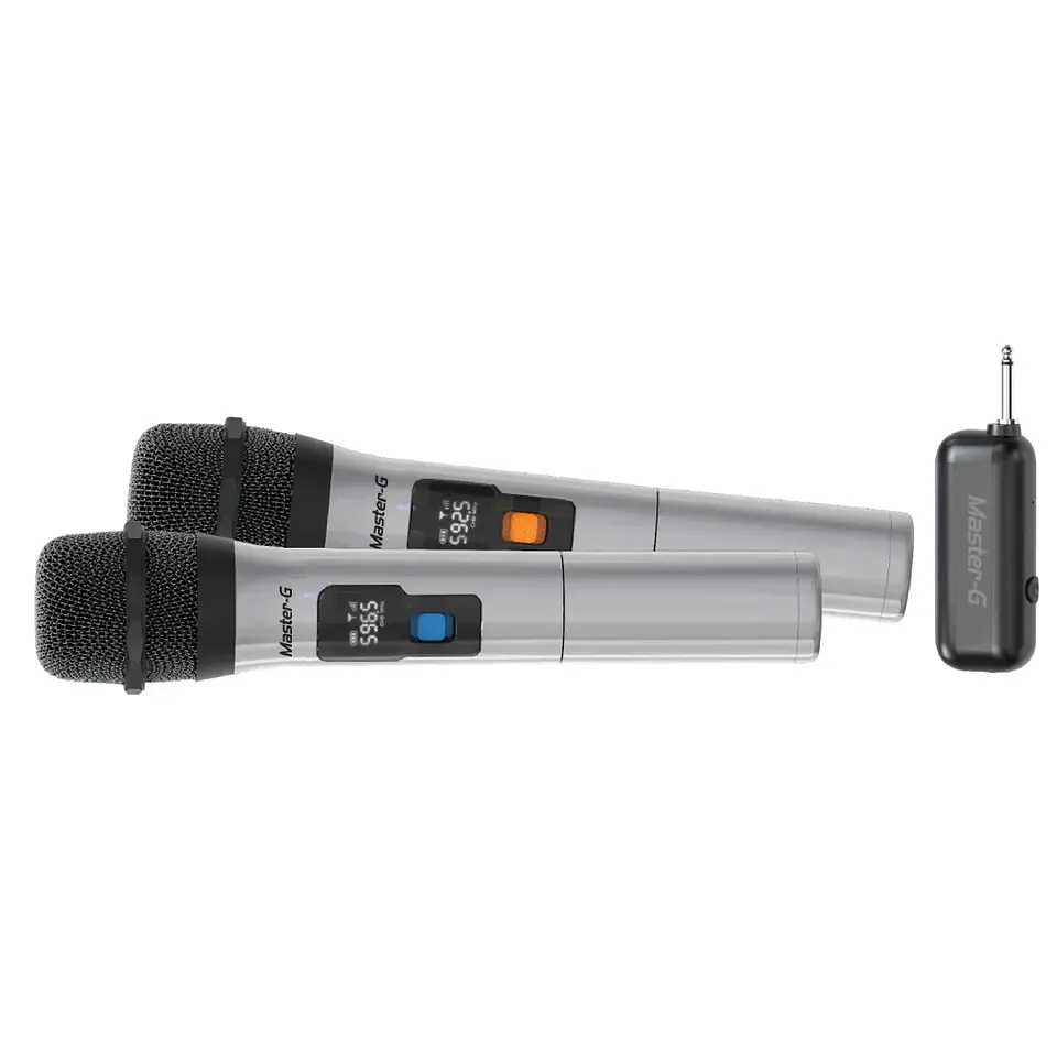 Micrófonos Inalámbricos Profesional UHF Master G X2 unidades 3