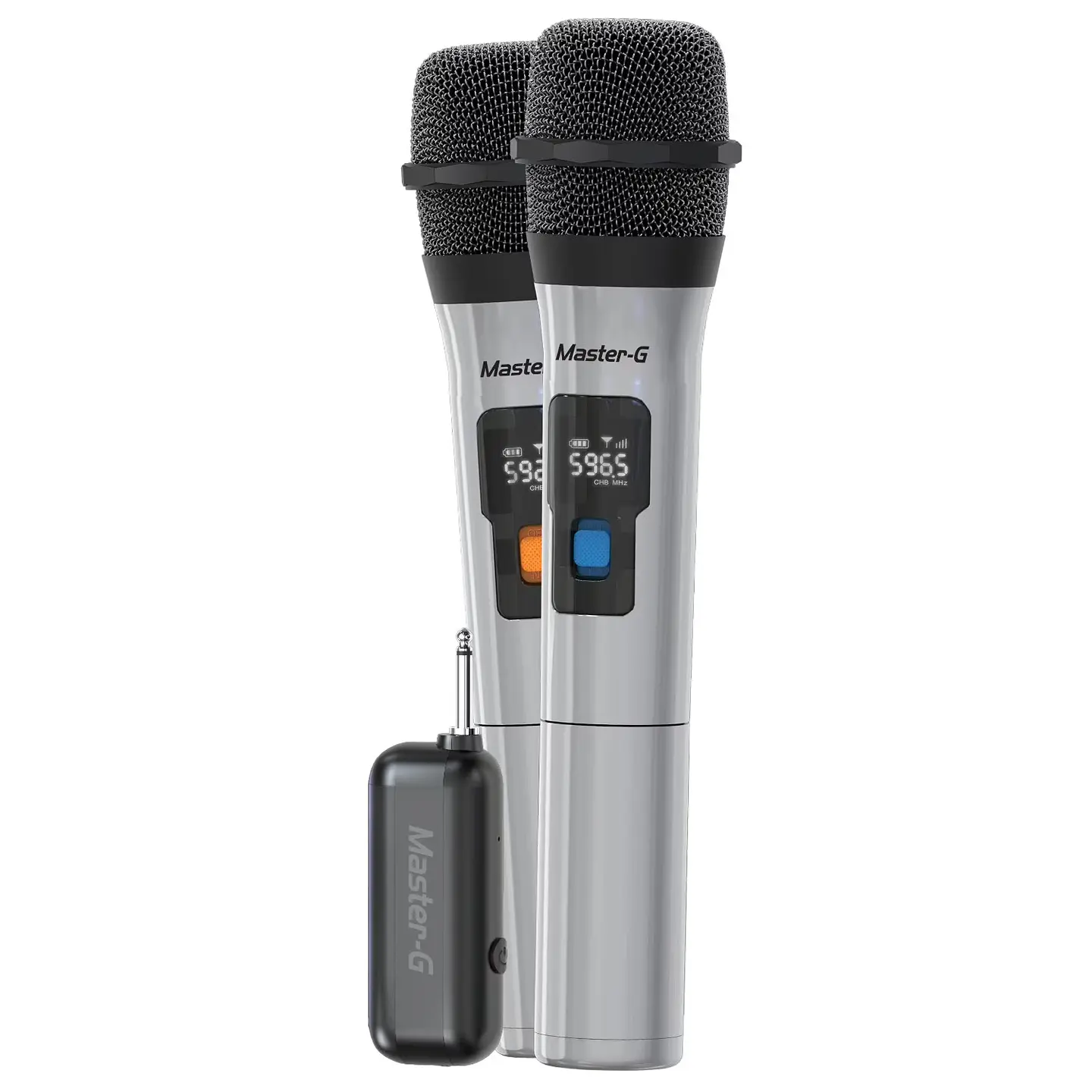Micrófonos Inalámbricos Profesional UHF Master G X2 unidades 1