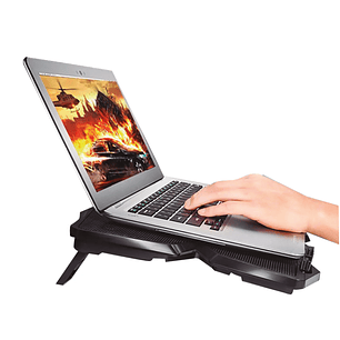 Base de Refrigeración para Notebooks con 4 Ventiladores
