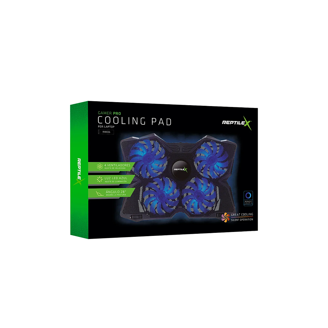 Base de Refrigeración para Notebooks con 4 Ventiladores 5