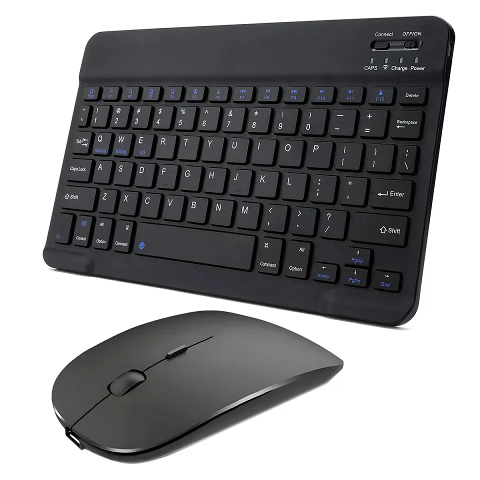 Kit Teclado y Mouse Inalámbricos Bluetooth Recargable MO-K5 1