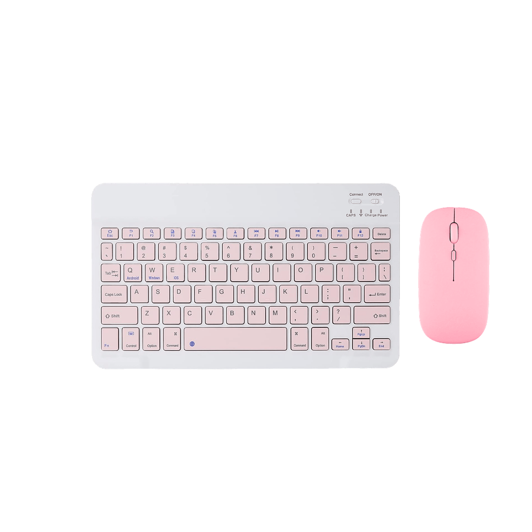 Kit Teclado y Mouse Inalámbricos Bluetooth Recargable MO-K5 4