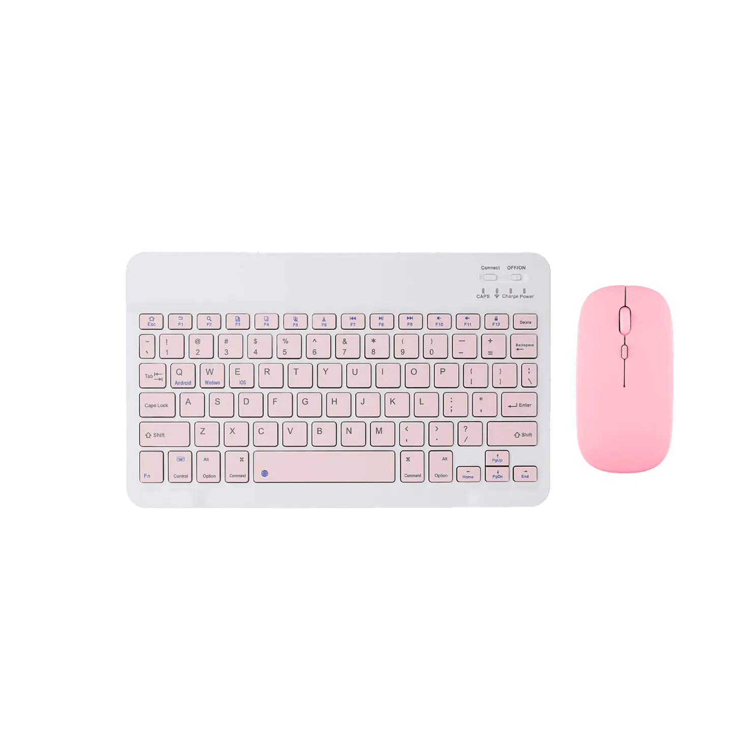 Kit Teclado y Mouse Inalámbricos Bluetooth Recargable MO-K5 4