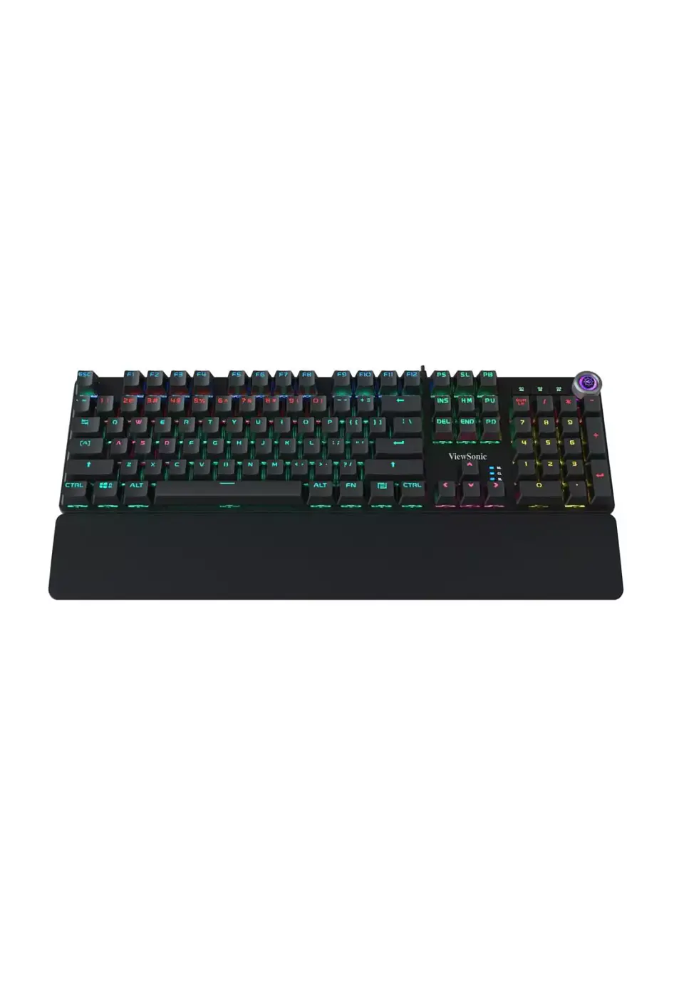 Teclado Mecánico Retro Iluminado con Apoya Muñeca ViewSonic 3