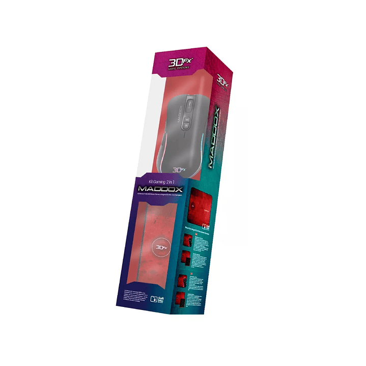 Kit Gamer Mouse + Pad Mouse 3DFX 4