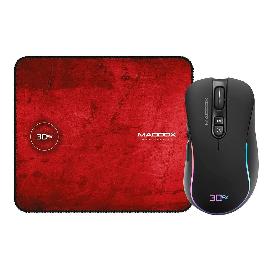 Kit Gamer Mouse + Pad Mouse 3DFX 1