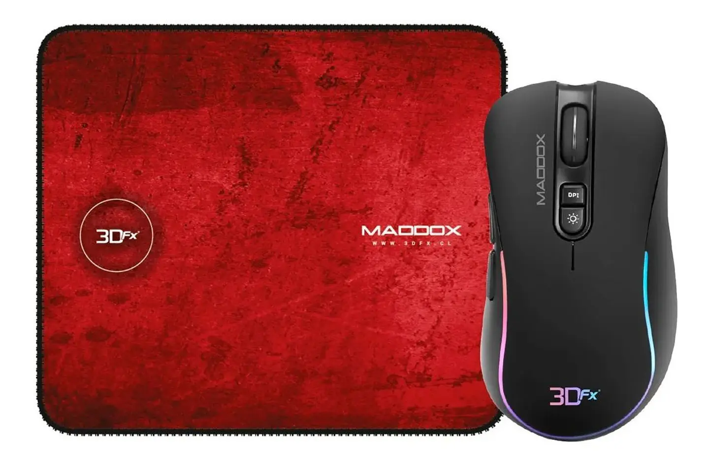 Kit Gamer Mouse + Pad Mouse 3DFX 1