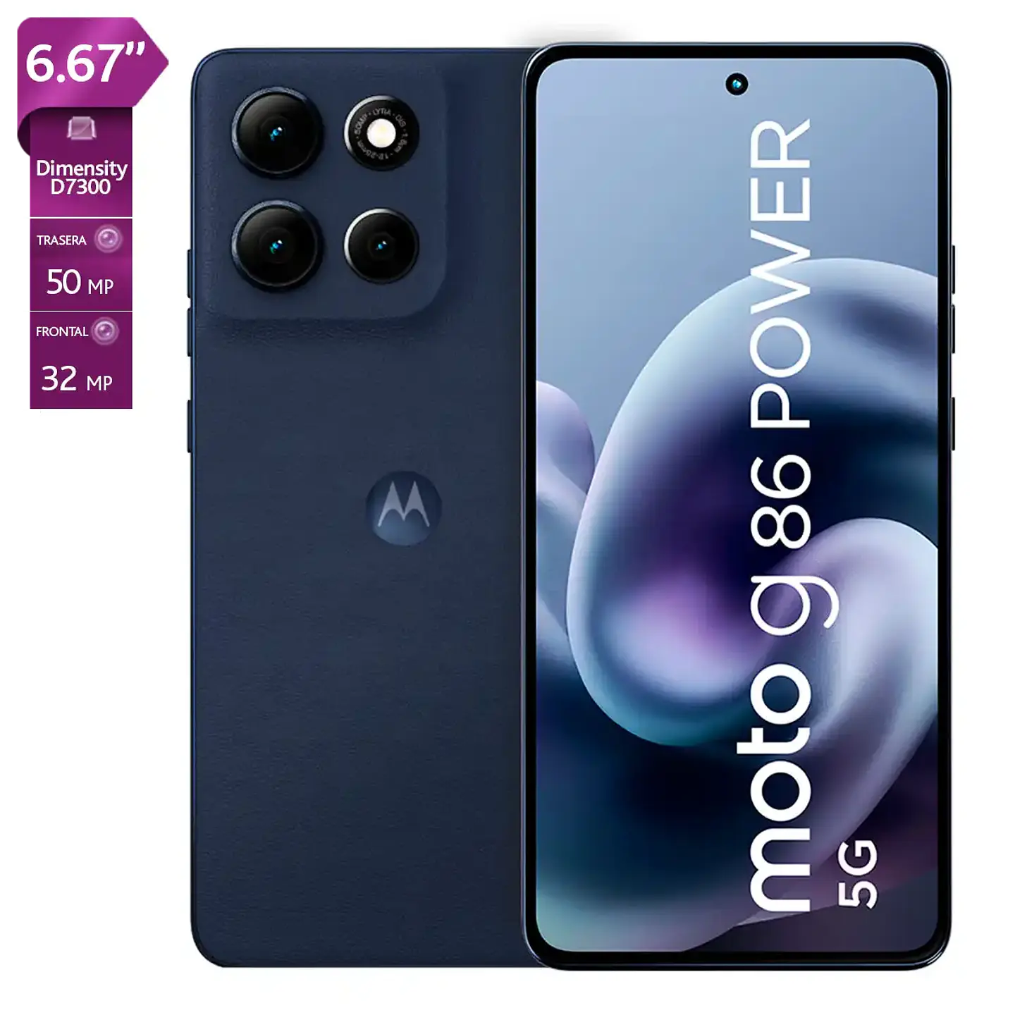 Celular Motorola Moto G86 Power 8Gb + 256Gb Azul 3