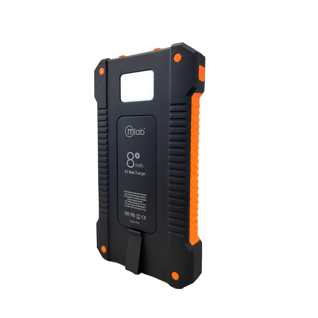 PowerBank Solar 8.000mAh con Linterna Mlab 2