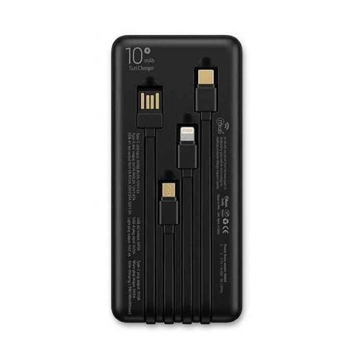 PowerBank Solar 10.000mAh Carga Rápida PD22.5W Mlab 2