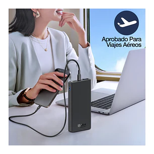PowerBank 10.000mAh Carga Rápida PD22.5W 1Hora