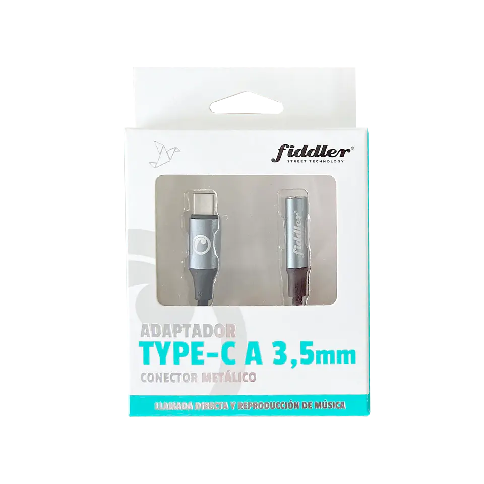 Adaptador de Audio de Lightning a 3.5mm Fiddler 2