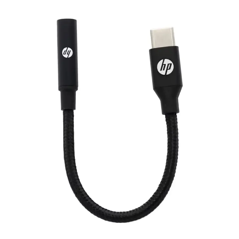 Adaptador de Audio Tipo C a 3.5mm HP Negro 2